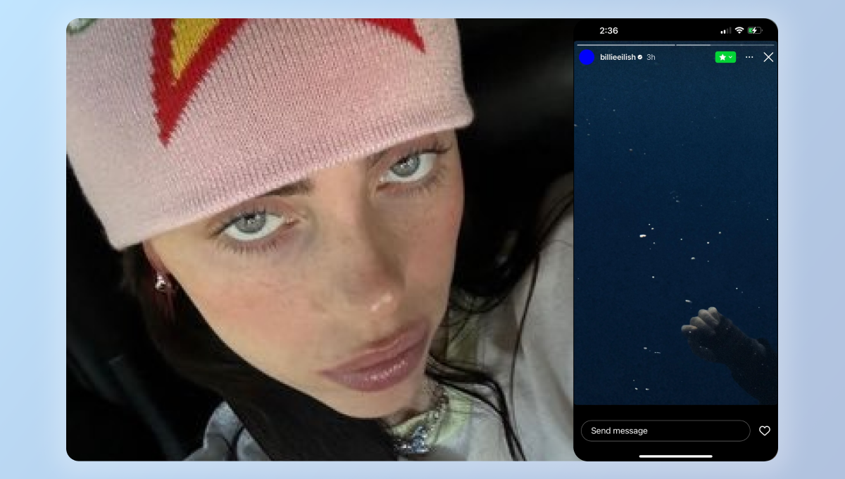 Billie Eilish Close Friends Story